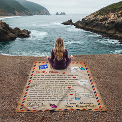 To My Mom Thank You – Coral Fleece Blanket